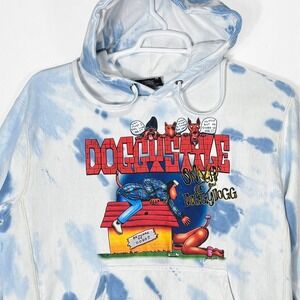 Snoop Dogg 1993 Joe Cool Shoe Palace Doggystyle Tie Dye‎ Hoodie Sz M